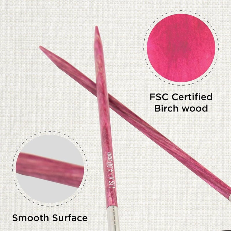 Knit Pro Dreamz Fixed Circular Needles 16" (40cm) | US Size 6 (4mm) - Image 2